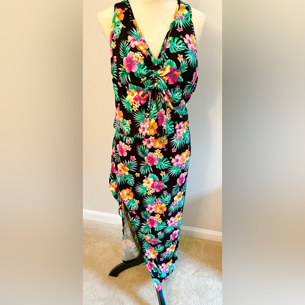 NOBO Juniors Floral 2 Piece Top/Skirt Size 19